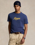 Ralph Printed Cotton Tee - Navy