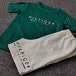 Kids Hilifiger Signature Short Set - Green/White - Brand Store