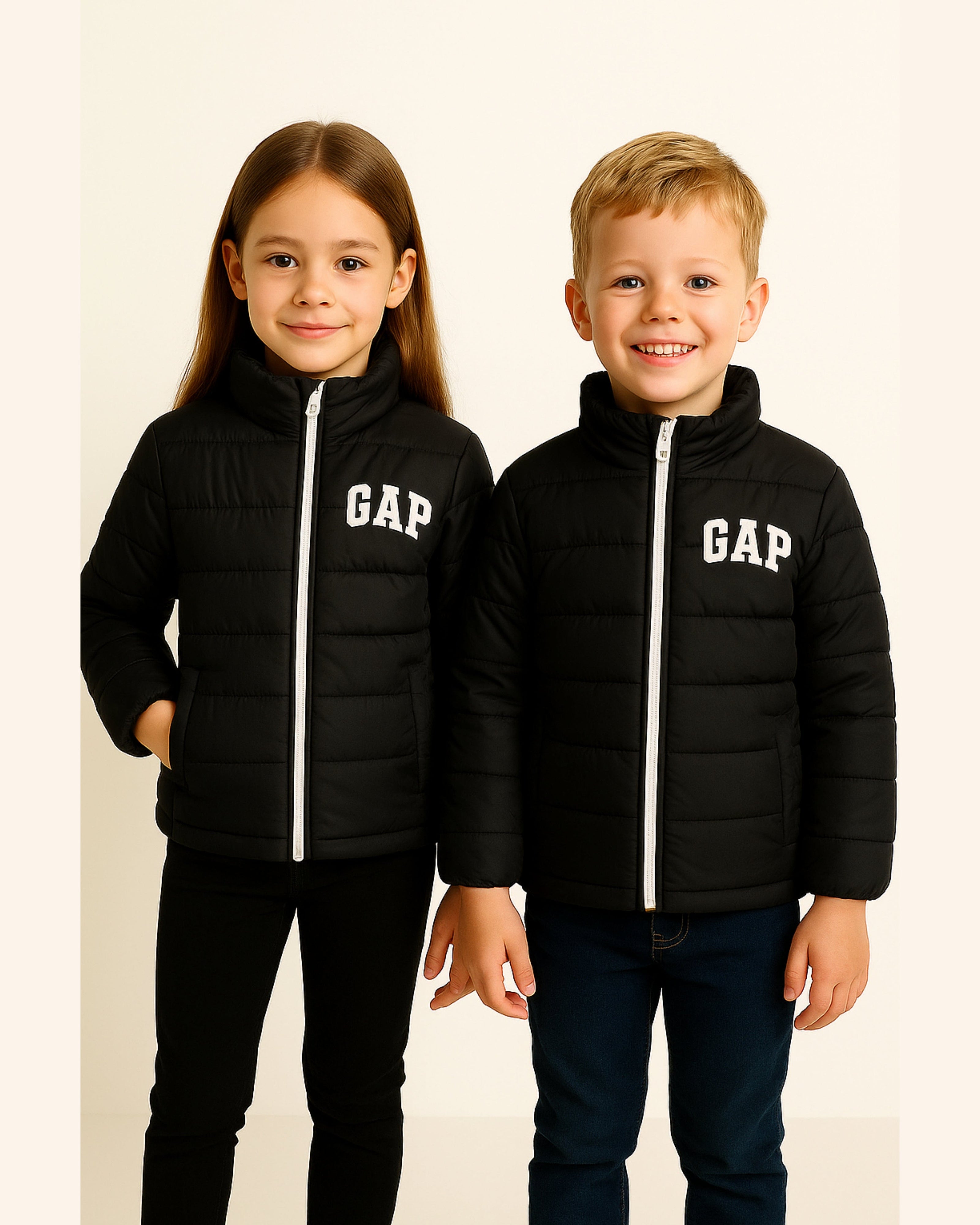 GAP Kids Puffer Jacket - Black