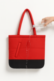 Nuptse Tote bag - Red/Black
