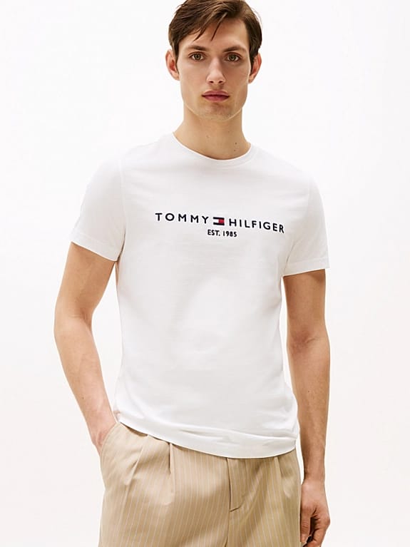 Tommy Est 1985 Tee - White - Brand Store