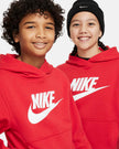 NK Pullover Hoodie Kids Unisex - Red