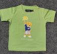 Boys Firework Polo Bear Shirt - Lime Green - Brand Store
