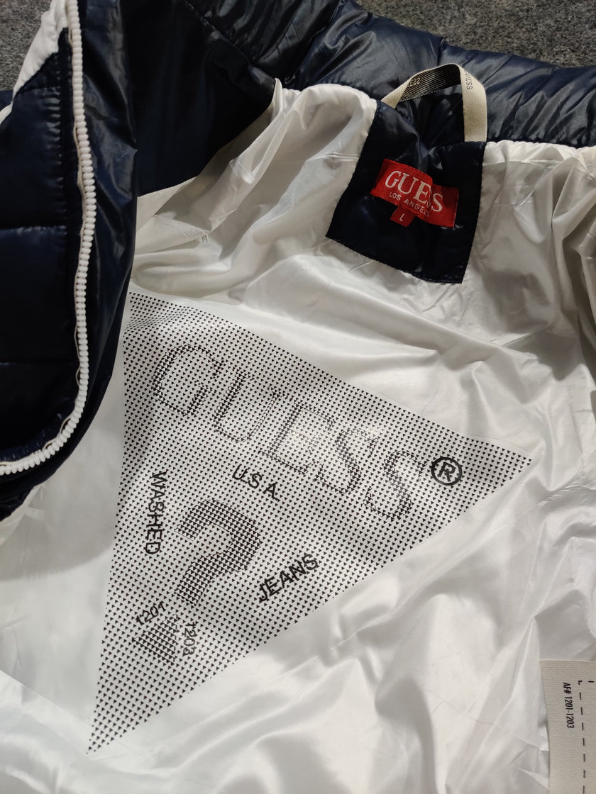 Guess Refletive Jacket - Blue/White