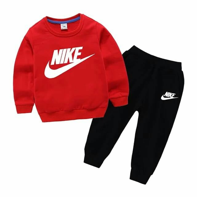 Kids Unisex Nike Twin Set - Black/Red