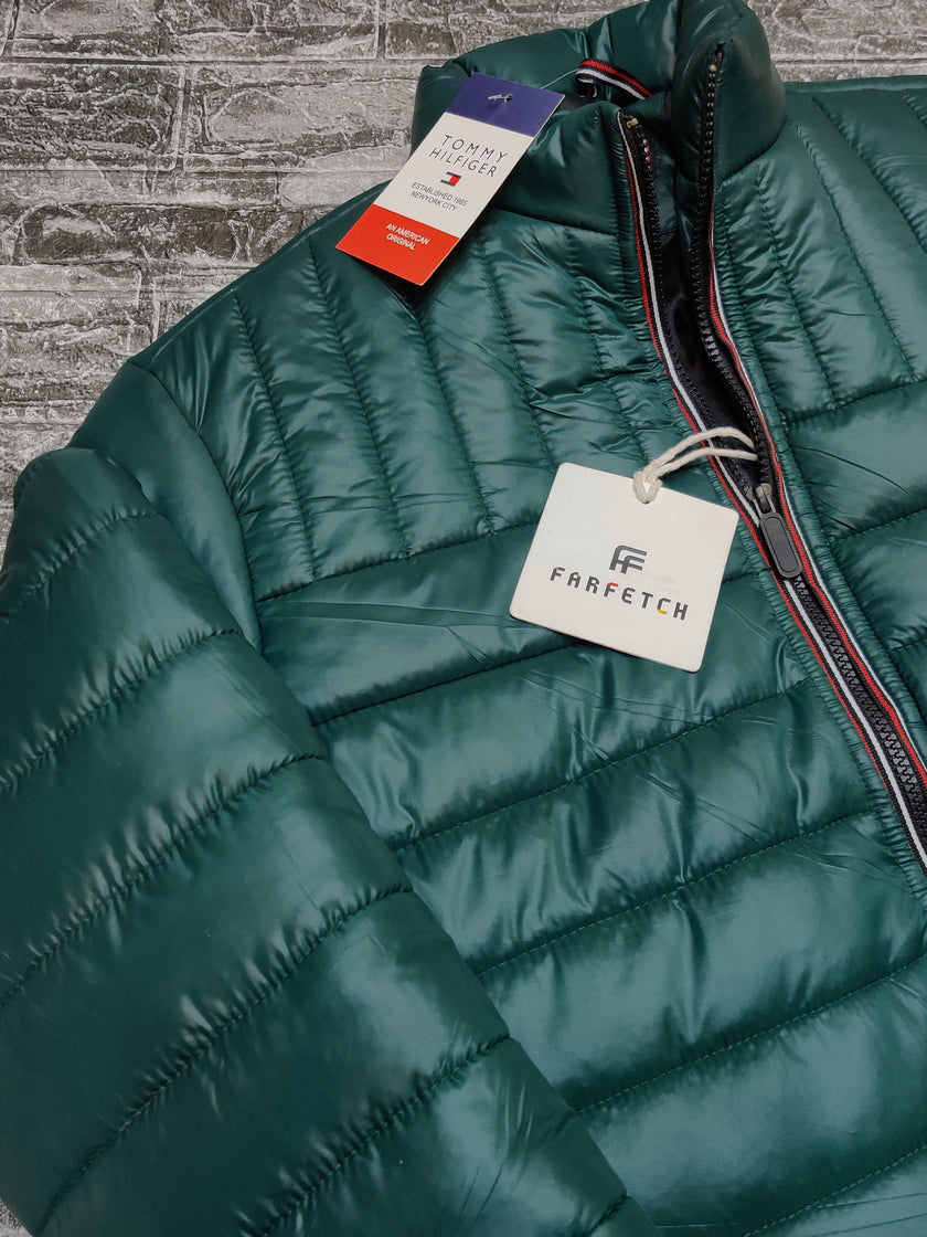 Tommy Puffer Jacket - Green - Brand Store