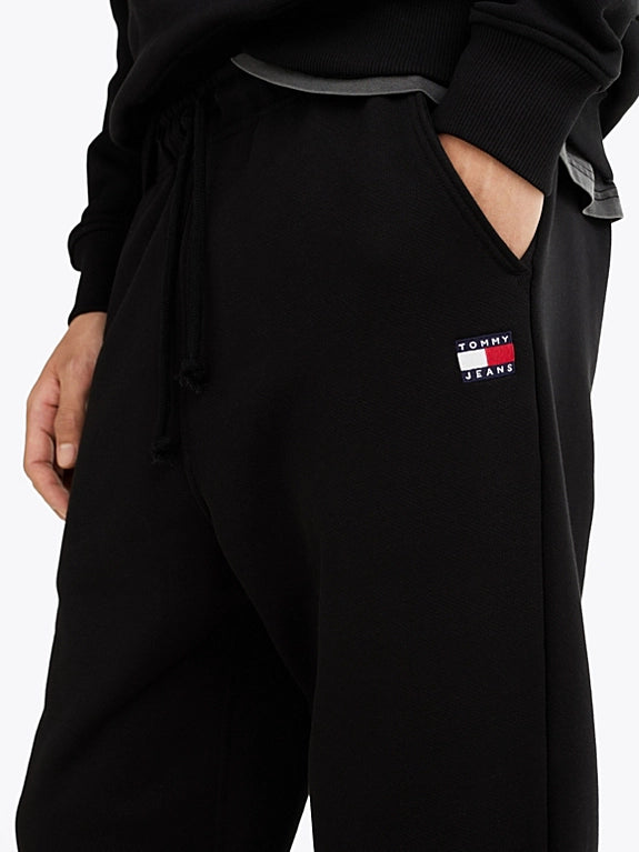 Tommy Hilfiger Badge Trouser - Black - Brand Store