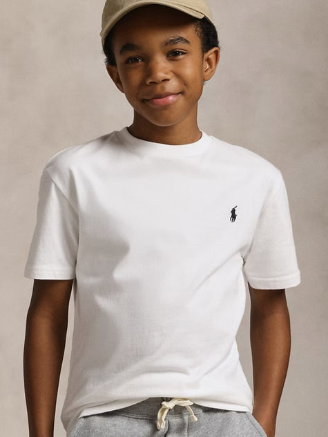 RL Small Pony Embroidered T Shirt - White