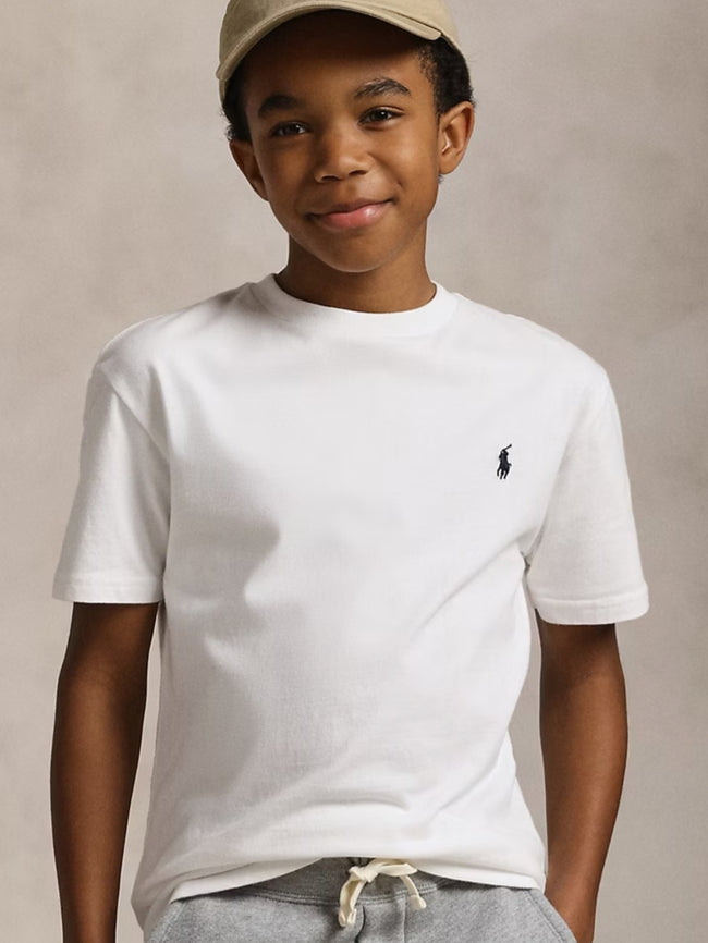 RL Small Pony Embroidered T Shirt - White