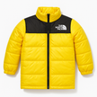 TNF Full Sleeves Kids Puffer - Yellow