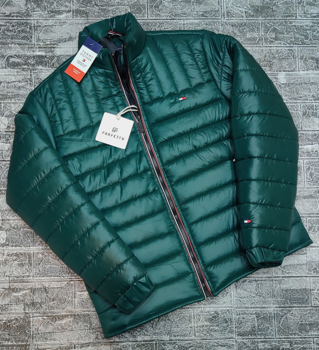 Tommy Puffer Jacket - Green - Brand Store