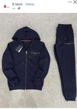 Tommy Hilfiger Tracksuit Zipper Hoodie - Navy Blue