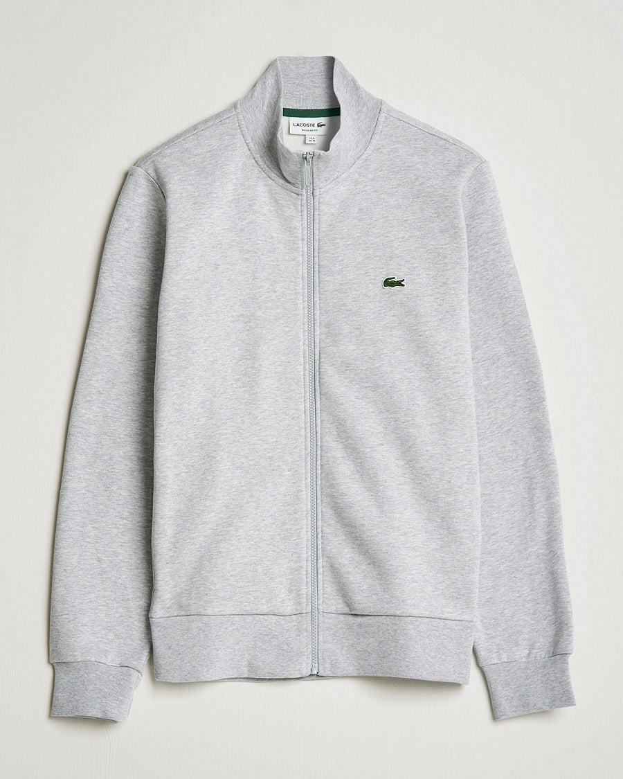 Lacoste Mockneck Full Zipper - Grey