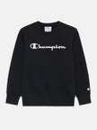 Champion Center Logo Sweatshirt - Black - Brand Store
