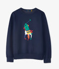 Polo Multi Pony Sweatshirt - Navy Blue
