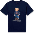 Boys Polo Bear Flag Shirt - Blue