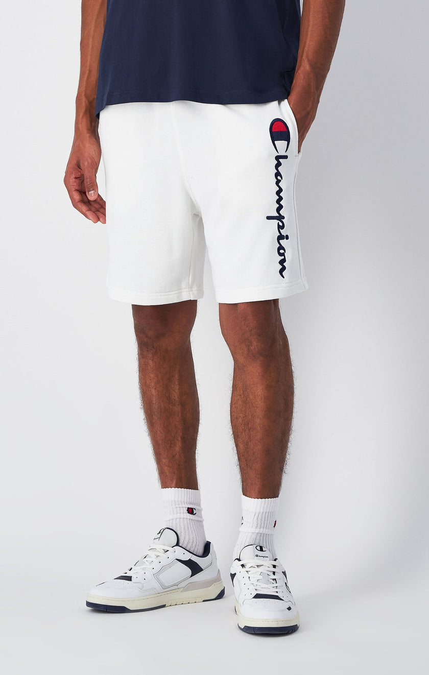 CHAMPION Lightweight French Terry Shorts - White - Brand Store