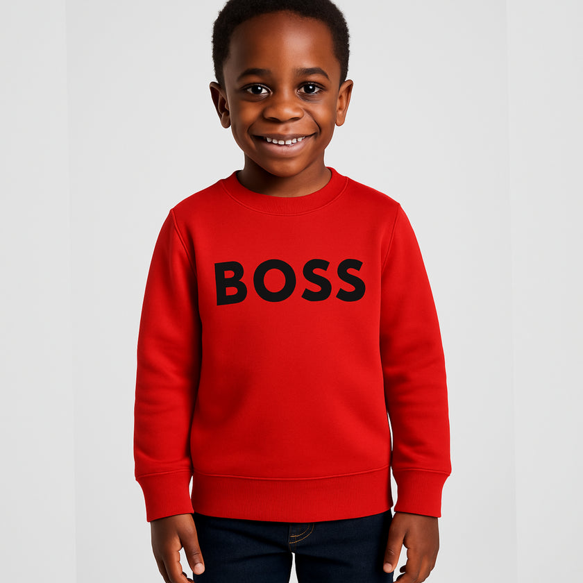 BOSS Sweatshirt Unisex - Red