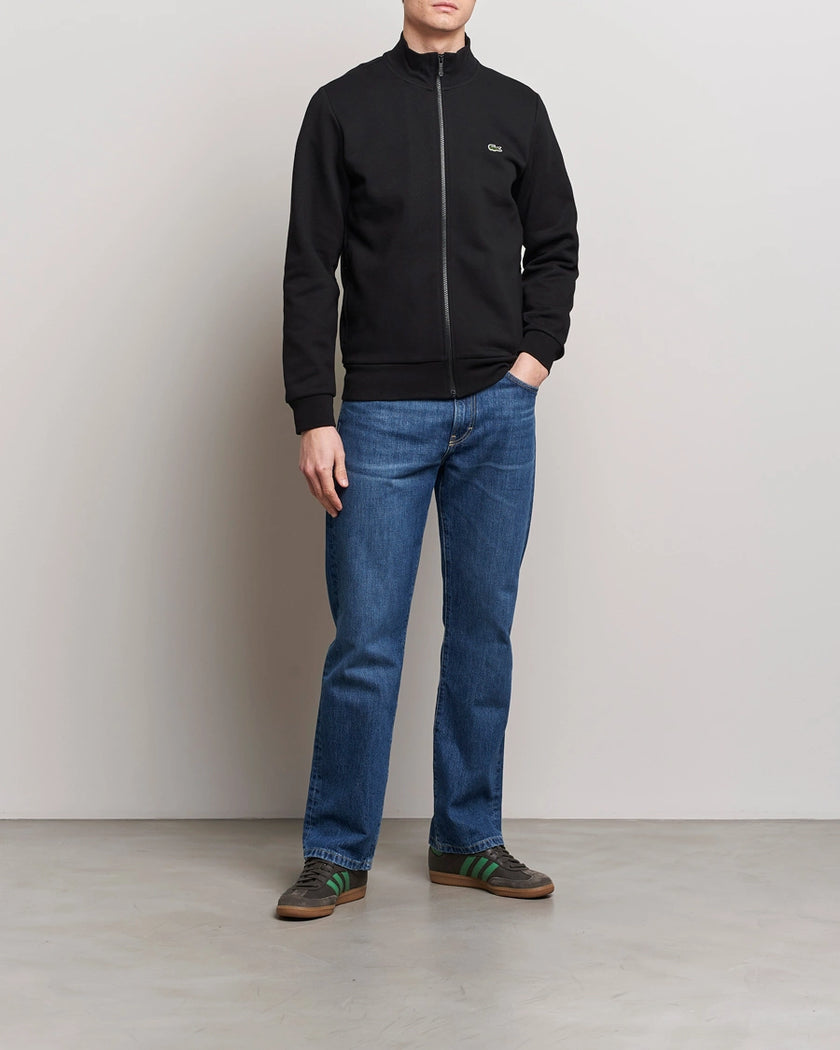 Lacoste Mockneck Full Zipper - Black - Brand Store