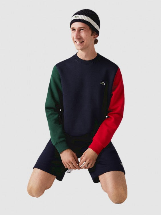 Lacoste Contrast Sleeves Sweatshirt