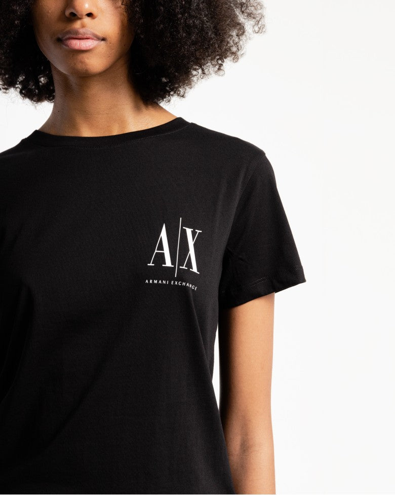 A|X Chest Logo Black T Shirt - Brand Store