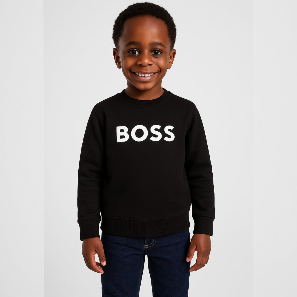 BOSS Sweatshirt Unisex - Black
