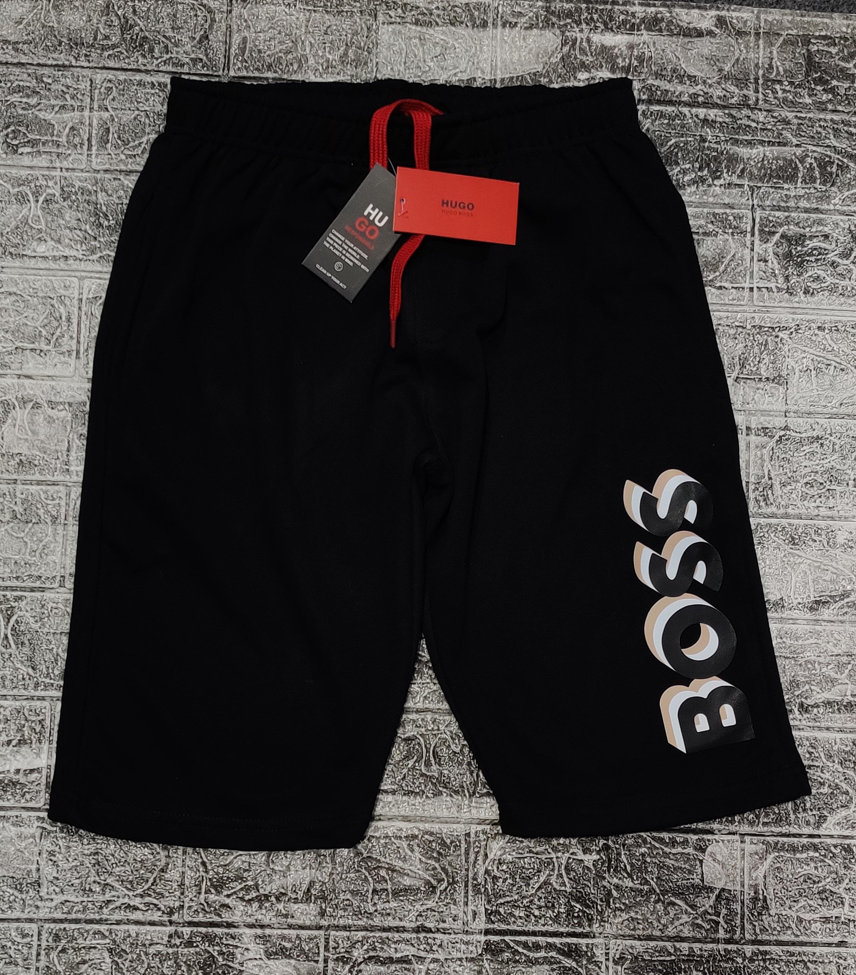 Boss 3d Logo Shorts - Red