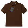 Polo Pique Brown Shirt