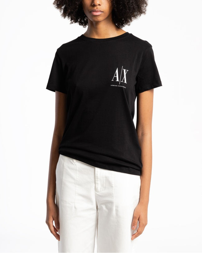 A|X Chest Logo Black T Shirt - Brand Store