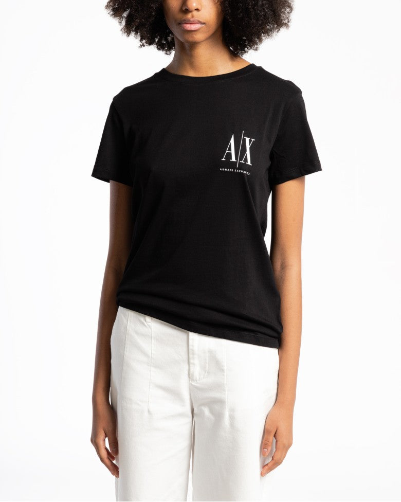A|X Chest Logo Black T Shirt - Brand Store