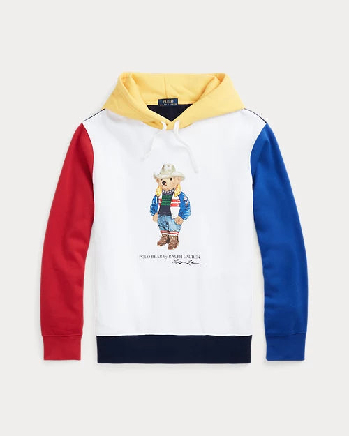 POLO Colourblock Hoodie - White, Blue, Red