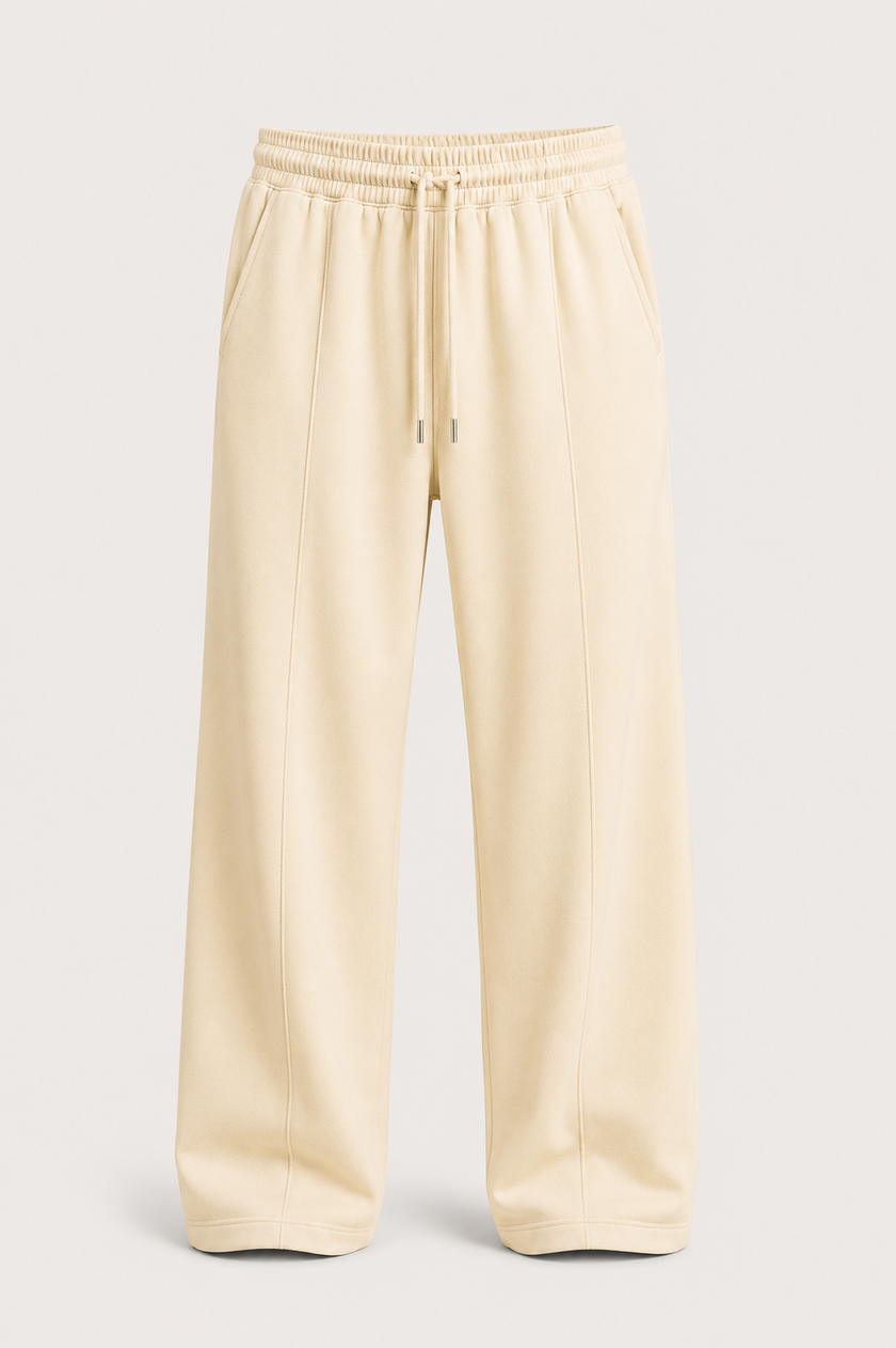 Jack&Jones Relaxed Fit Wide Leg Trouser - Beige