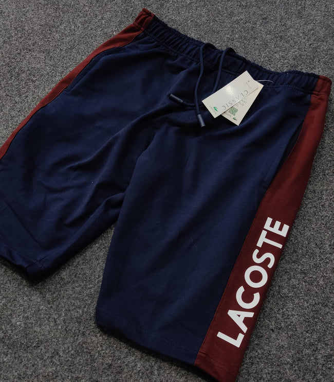 Lacoste Colorblock Shorts - Navy/Burgendy - Brand Store