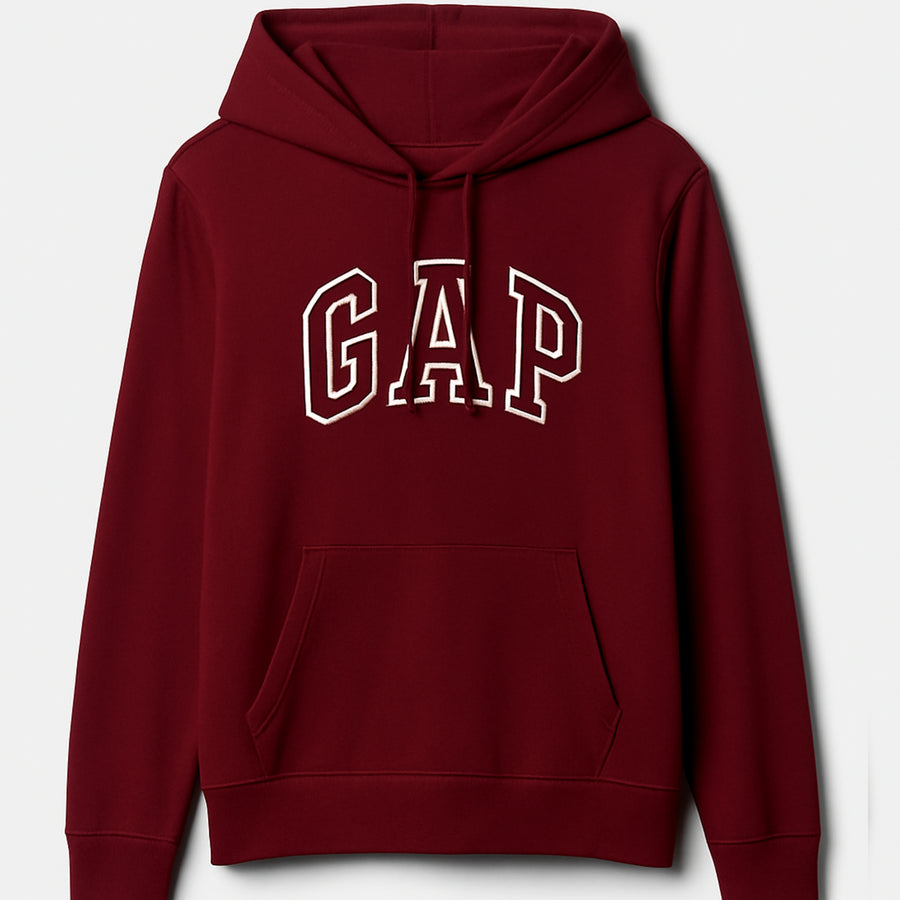 Gap Heritage Hoodie - Burgundy