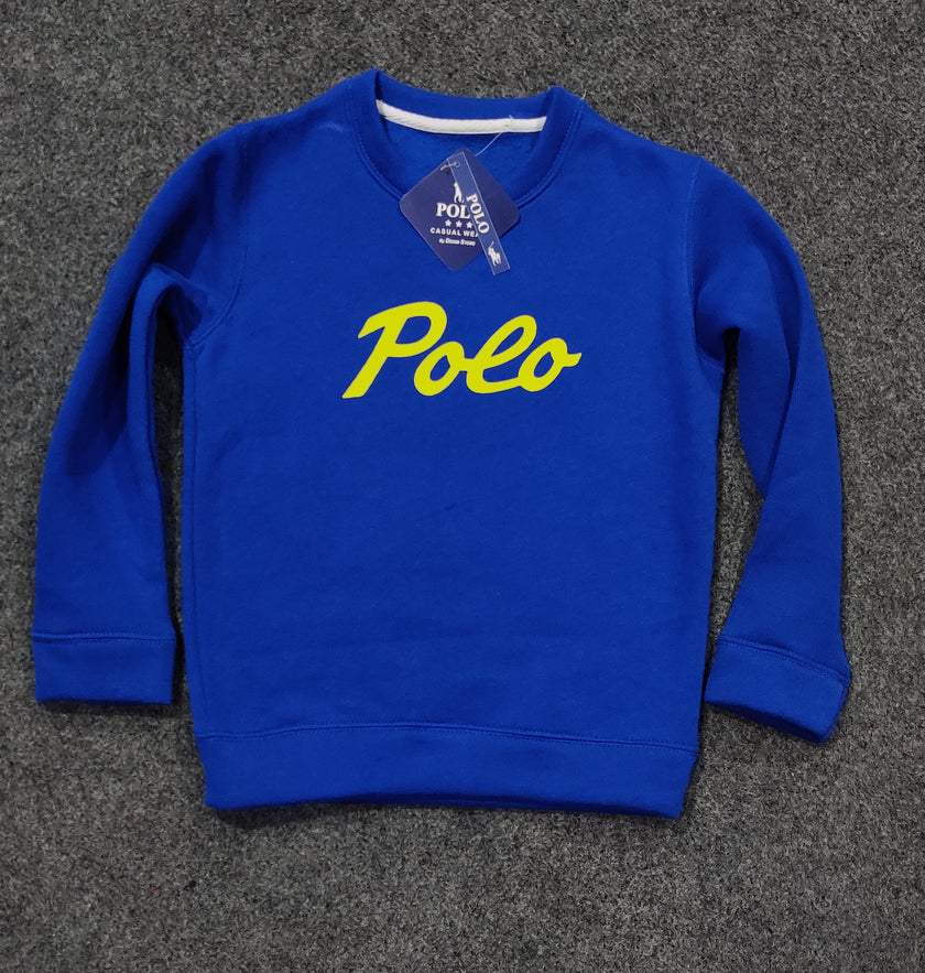 Polo Signature Sweatshirt - Royal Blue - Brand Store