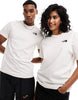TNF Classic Logo Twin Tees - White - Brand Store
