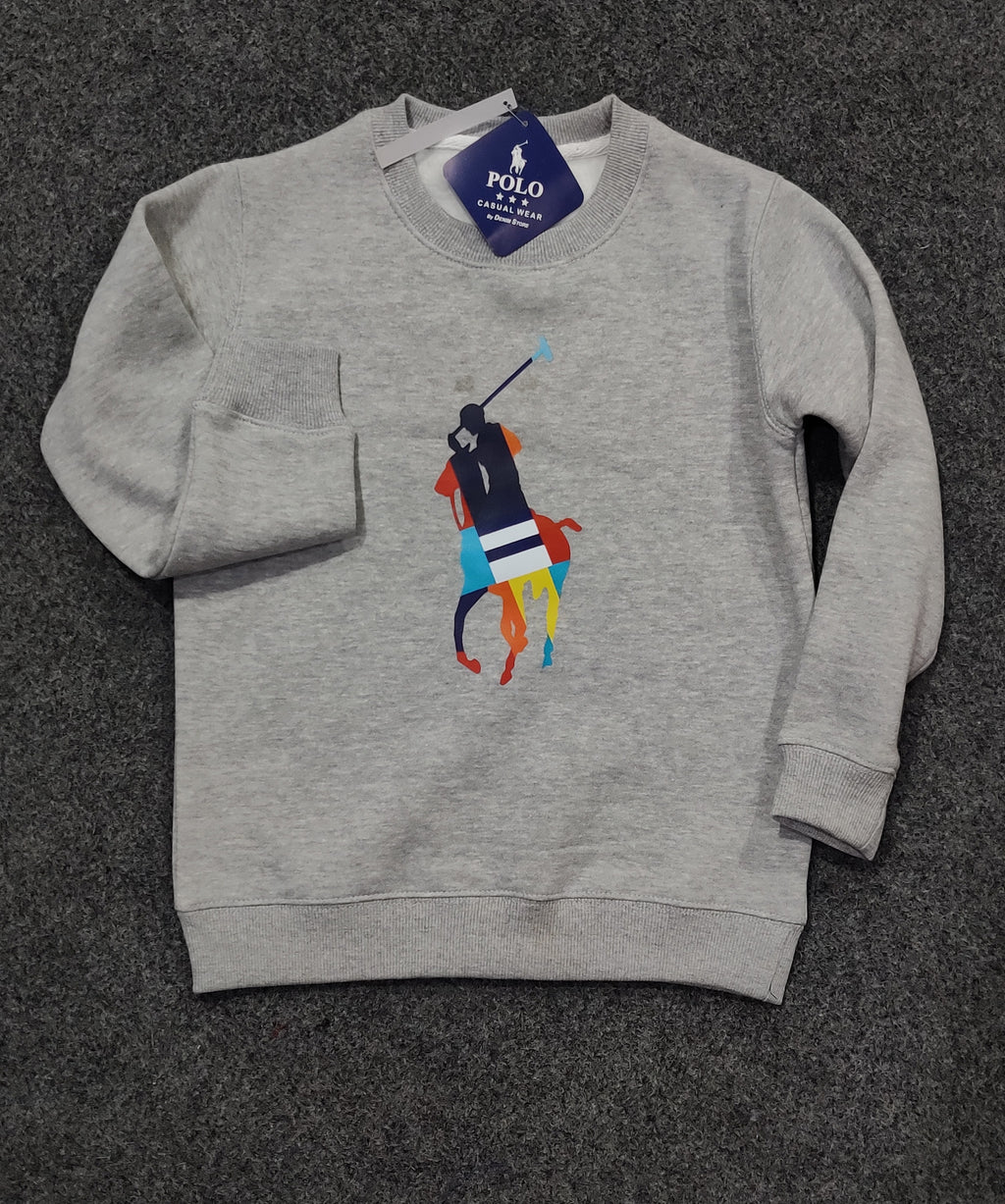 Polo Multi Pony Sweatshirt - Grey