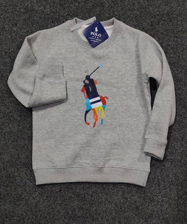 Polo Multi Pony Sweatshirt - Grey - Brand Store