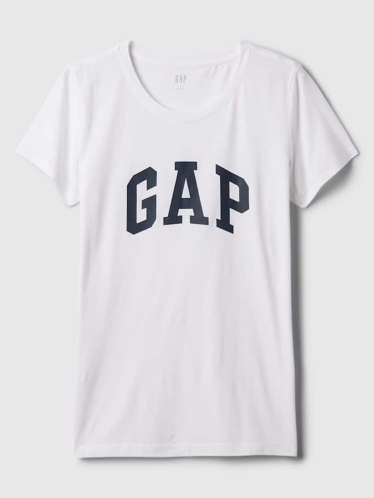 Gap Basic Logo Tee - White - Brand Store