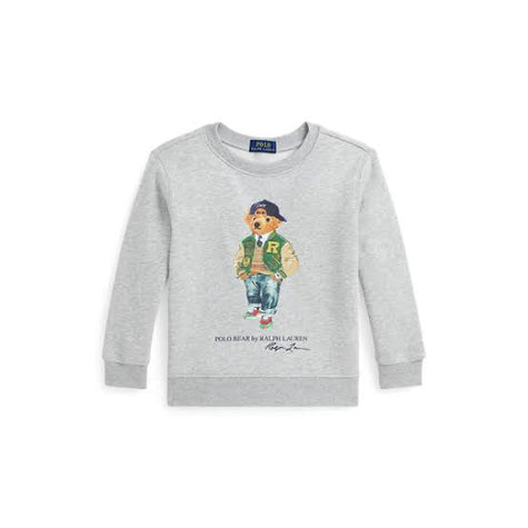 Polo Cap Bear kids Sweatshirt - Heather Gray - Brand Store