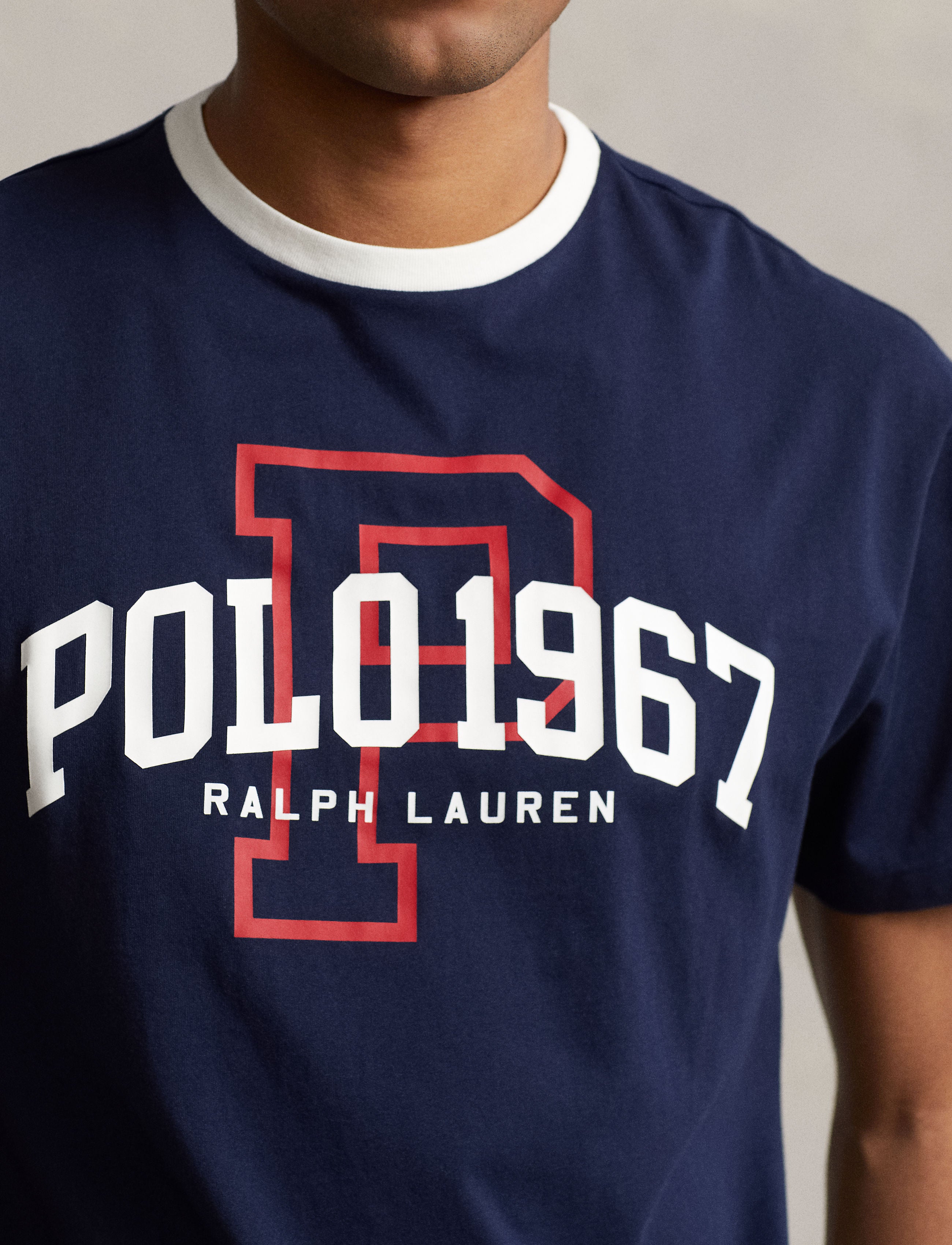 POLO 1967 Logo T Shirt Navy - Brand Store