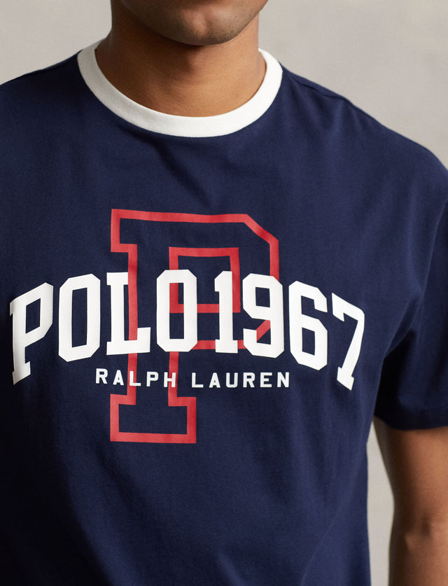 POLO 1967 Logo T Shirt Navy - Brand Store