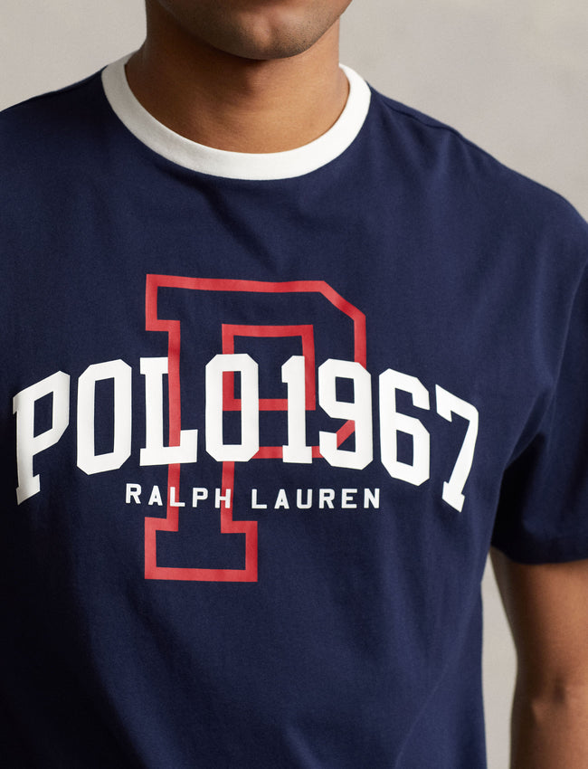 POLO 1967 Logo T Shirt Navy - Brand Store