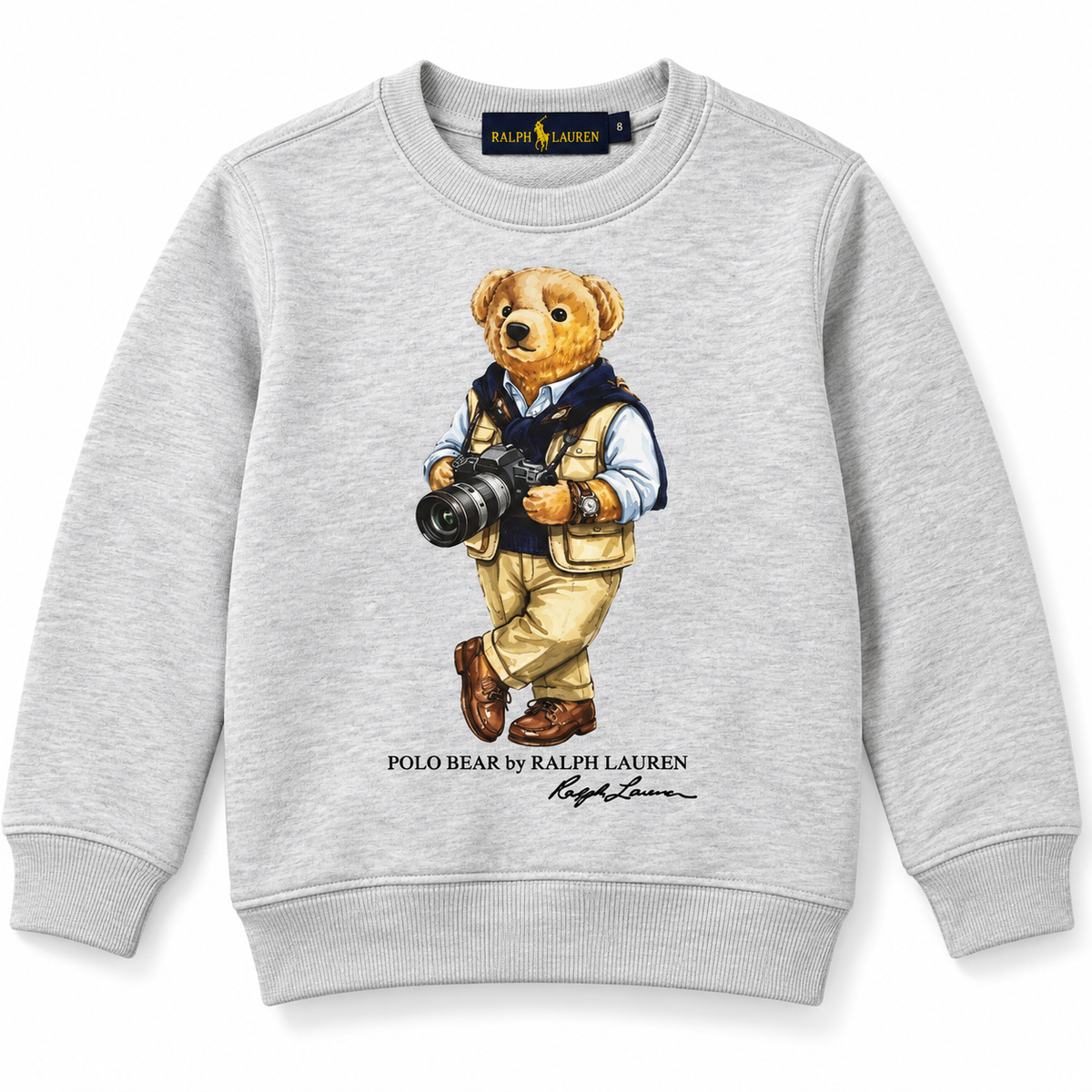 Polo Bear Sweatshirt - Gray