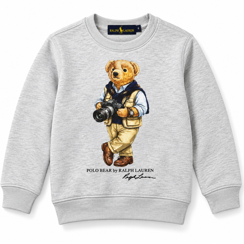 Polo Bear Sweatshirt - Gray