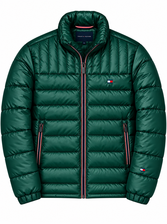 Tommy Puffer Jacket - Green