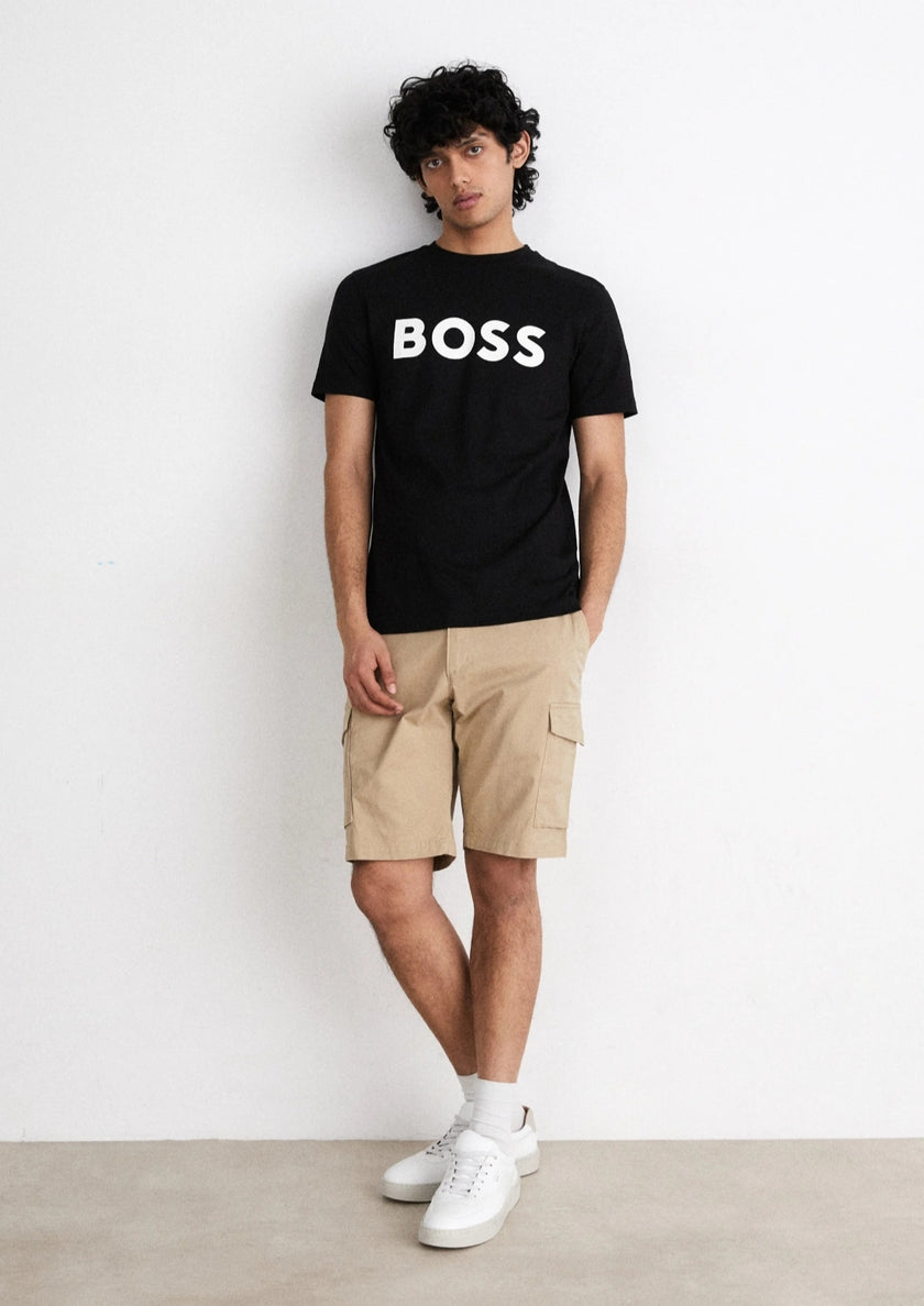 Boss Cotton Tee - Black - Brand Store
