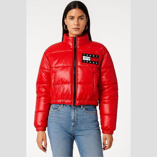 Tommy Hilfiger Crop Women's Jacket - Red