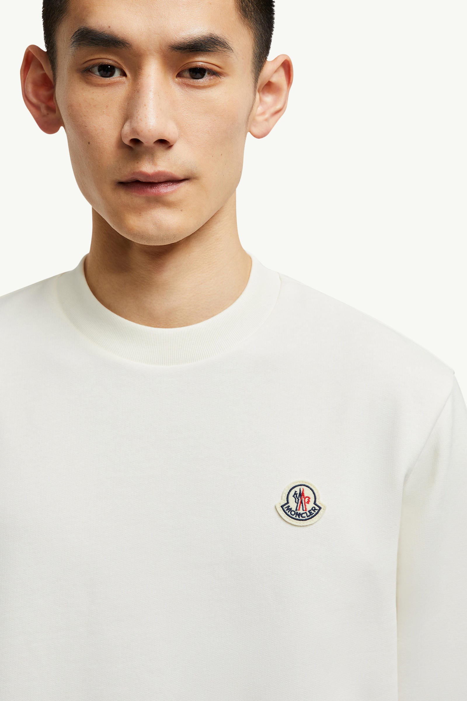 MONC Badge Sweatshirt - White