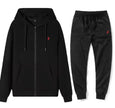 Polo Pony Tracksuit Fleece- Black